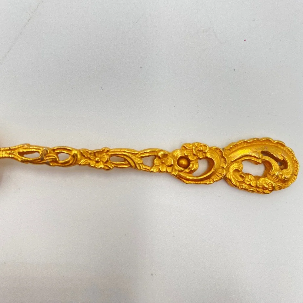 Balmoral Castle Souvenir Spoon Gold Tone Collectible Decorative‎